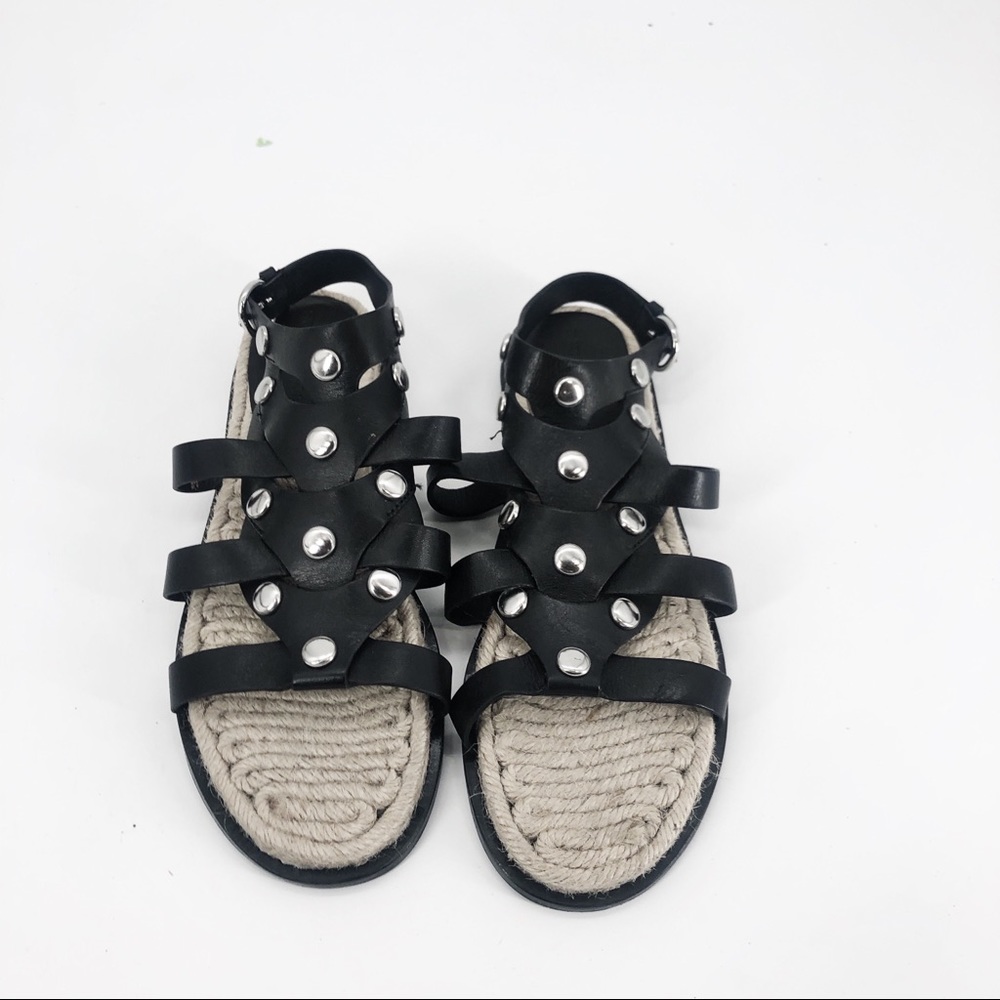 Sigerson Morrison Jessa Espadrille Sandals Studs 8 - Picture 4 of 7
